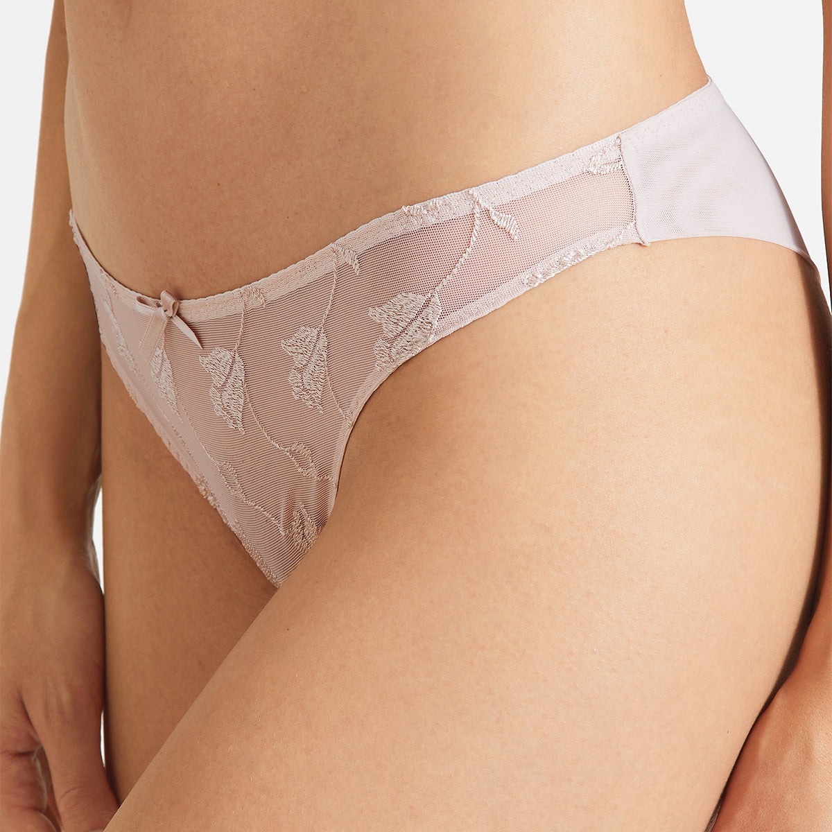 Aubade Softessence tanga trusse, lyserød - TM26 - SKIN - Skin