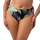 Elomi Tropical Retreat midi bikinitrusse, multi - ES801972 - BLK - Black