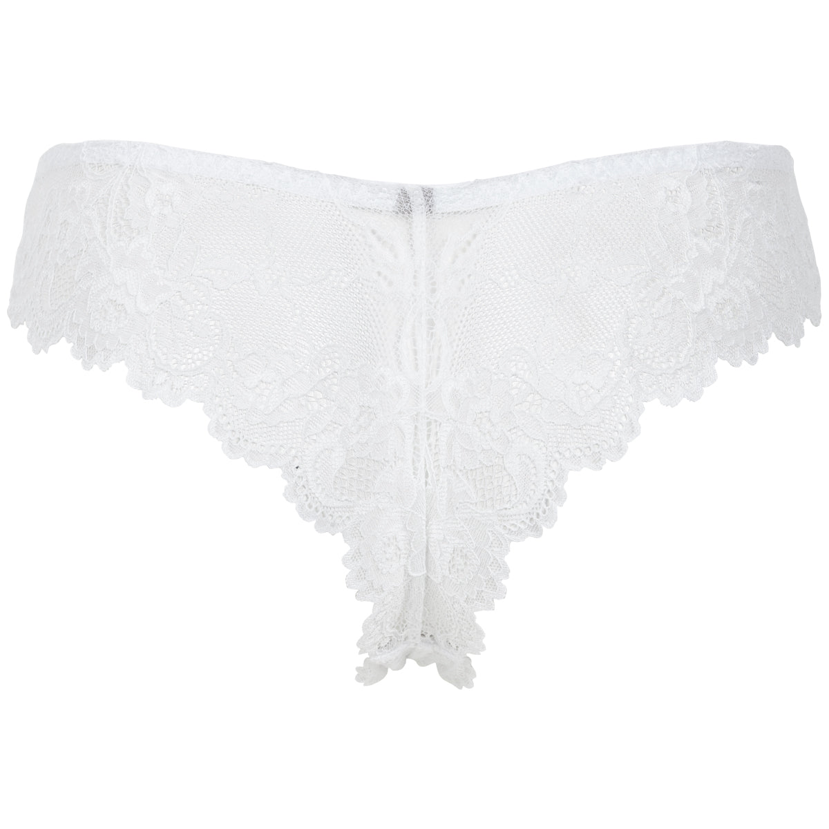 Triumph Tempting Lace Brazilian g-streng, hvid - 10182559 - - White