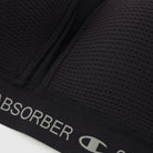 Shock Absorber Ultimate Run Padded sports BH, sort - U10057 - KK001 - Black