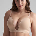 Bye Bra Ultra plunge BH, beige - ULPBRA - Beige - Beige