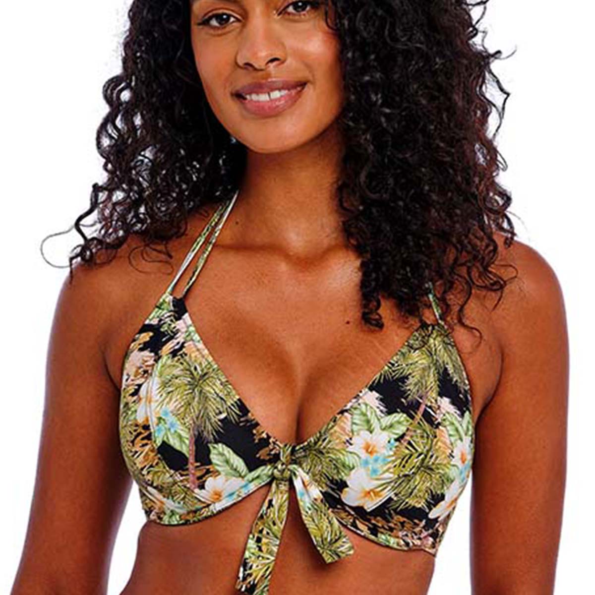 Freya Bahama Shores bikini top med bøjle, multi - AS205804 - BLK - Black
