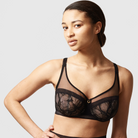 Chantelle True Lace BH med bøjle, sort - C11M10 - 011 - Black