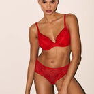 Marie Jo Jane push-up BH, rød - 0101337 - TRR - True Red