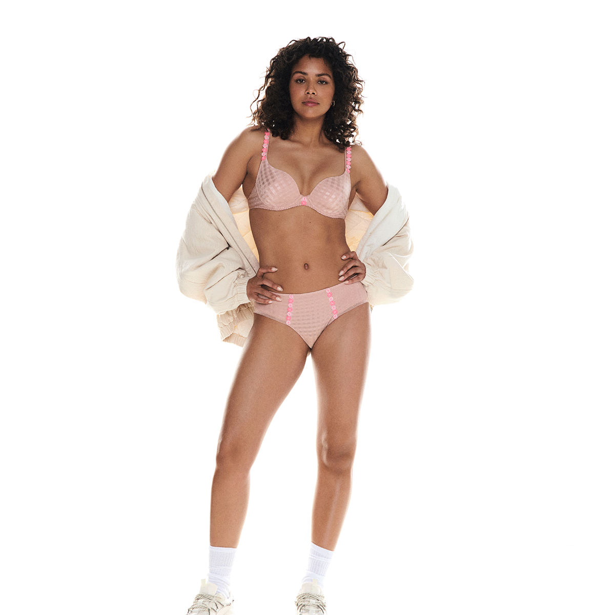 Marie Jo Avero Tiny BH med bøjle, lyserød - 0102906 - PWD - Powder Rose