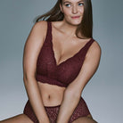 PrimaDonna Salerno bralette BH, bordeaux - 0163536 - EVR - Evening Red