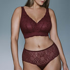 PrimaDonna Salerno g-streng, bordeaux - 0663531 - EVR - Evening Red
