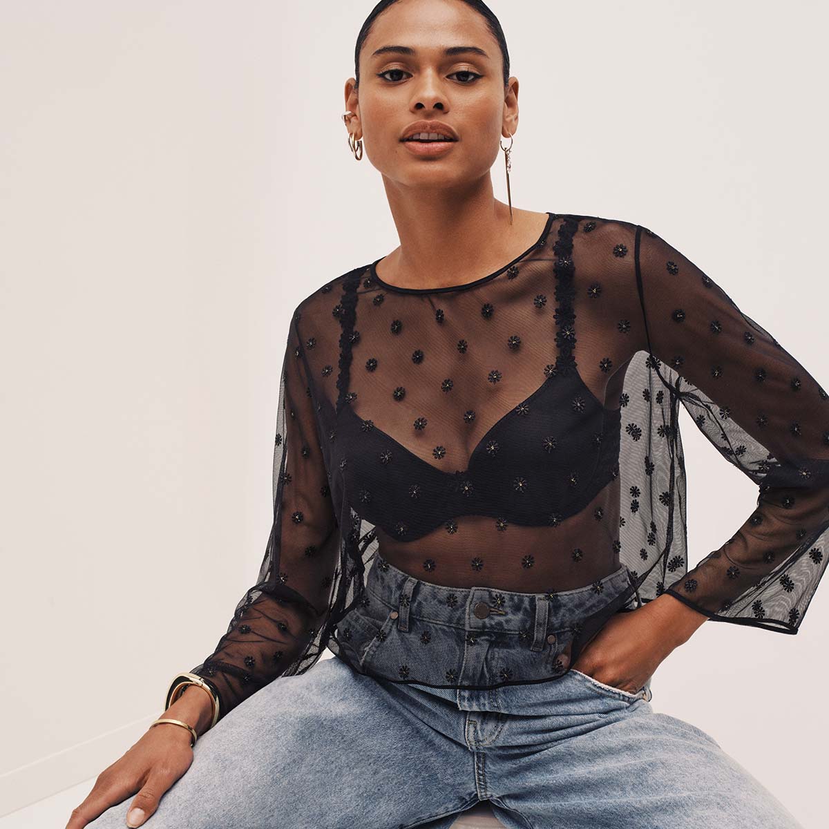 Marie Jo Daisy top, sort - 0803029 - ZWA - Black