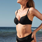 Marie Jo Cassie bikini top med bøjle, sort - 1008316 - ZWA - Black
