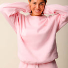 Copenhagen Cartel x Align by Blume sweatshirt, lyserød - 163228 - BLUSH - Blush
