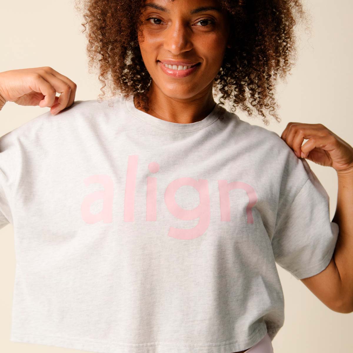 Copenhagen Cartel x Align by Blume t-shirt, grå - 163205 - GREY - Grey
