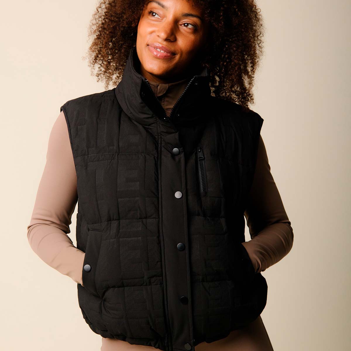Copenhagen Cartel x Align by Blume vest, sort - 163214 - NERO - Nero
