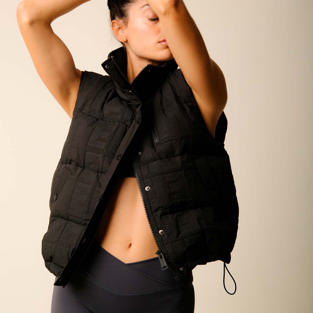 Copenhagen Cartel x Align by Blume vest, sort - 163214 - NERO - Nero