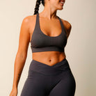 Copenhagen Cartel x Align by Blume sports tights, grå - 163208 - CHARCOAL - Charcoal