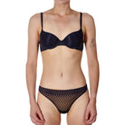Calvin klein Lightly Lined Demi BH, blå - f5893e - 7TP - Midnight Dragon