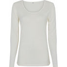 JBS of Denmark Wool Blend top, hvid - 8-1220-14 - 80 - Ivory