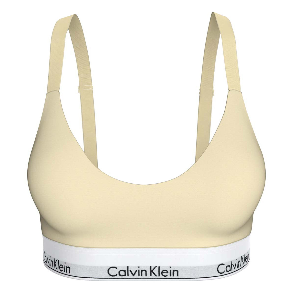 Calvin Klein Icon bralette BH, gul - LV00QF8500 - ZRK - Pear Sorbet