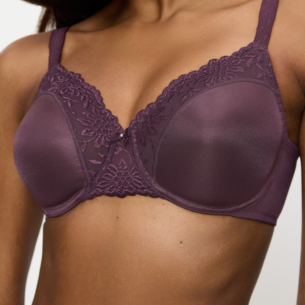Triumph Ladyform Soft W BH med bøjle, lilla - 10166306 - 00NS - Purple