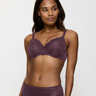 Triumph Ladyform Soft W BH med bøjle, lilla - 10166306 - 00NS - Purple