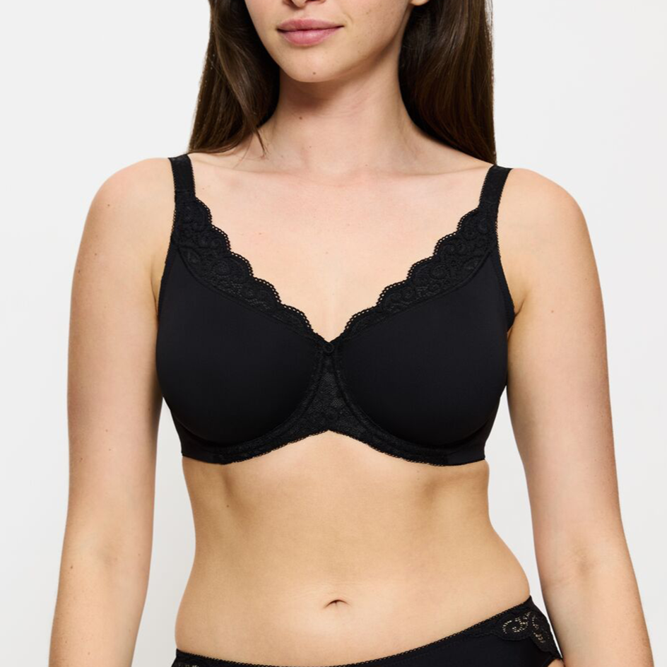 Triumph Amourette W01 BH med bøjle, sort - 10210670 - 0004 - Black