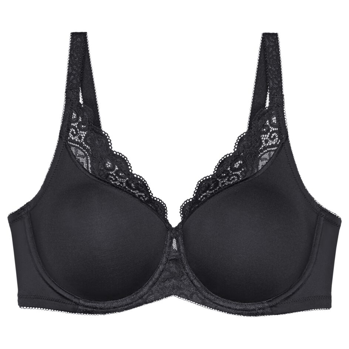 Triumph Amourette W01 BH med bøjle, sort - 10210670 - 0004 - Black