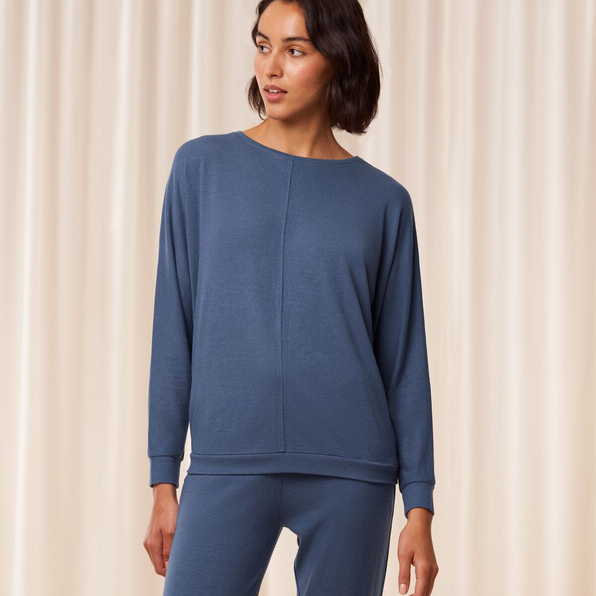 Triumph Cozy Comfort top, blå - 10216538 - 4098 - Crown Blue