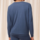 Triumph Cozy Comfort top, blå - 10216538 - 4098 - Crown Blue