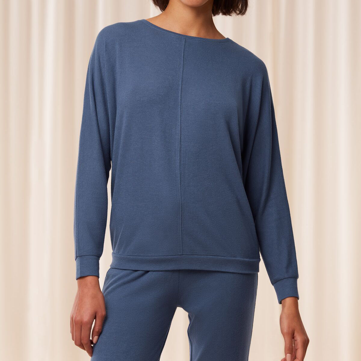 Triumph Cozy Comfort top, blå - 10216538 - 4098 - Crown Blue