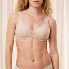 Triumph Body Make-Up Illusion Lace WP BH med bøjle, beige - 10219710 - 00NZ - Nude Beige