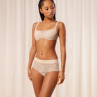 Triumph Body Make-Up Illusion Lace hipster trusse, beige - 10219748 - 00NZ - Nude Beige