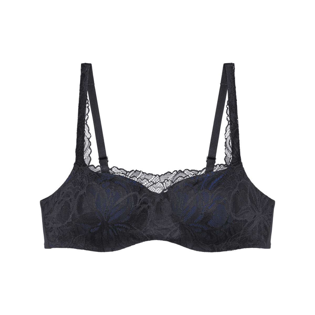 Triumph Body Make-Up Illusion Lace balconette BH, sort - 10219845 - 0004 - Black