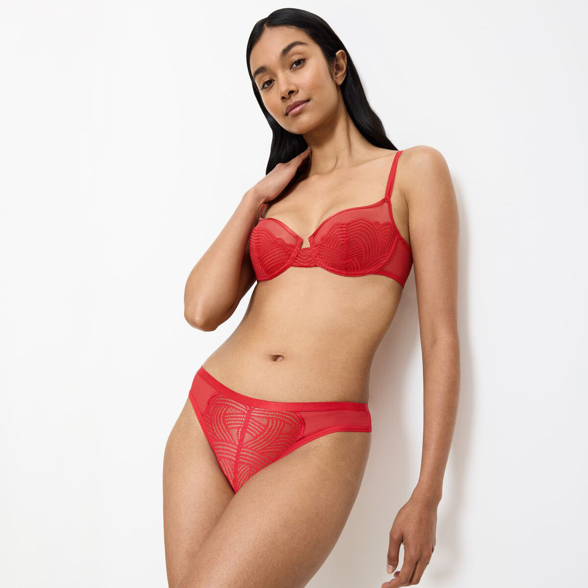 Triumph Delightful Spotlight W BH med bøjle, rød - 10219854 - 00IX - Rouge