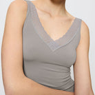 Triumph Feel Of Modal top, grå - 10221637 - 7816 - Silent Grey