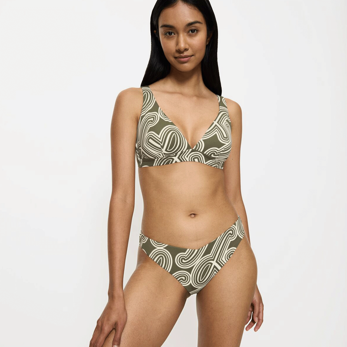 Triumph Flex Smart Summer tanga bikinitrusse, multi - 10222143 - M009 - Green - Light Combination