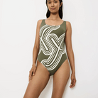 Triumph Flex Smart Summer badedragt uden bøjle, multi - 10222174 - M009 - Green - Light Combination