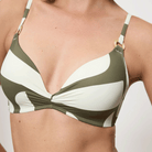 Triumph Summer Allure P 01 bikini top uden bøjle, multi - 10222239 - M009 - Green - Light Combination