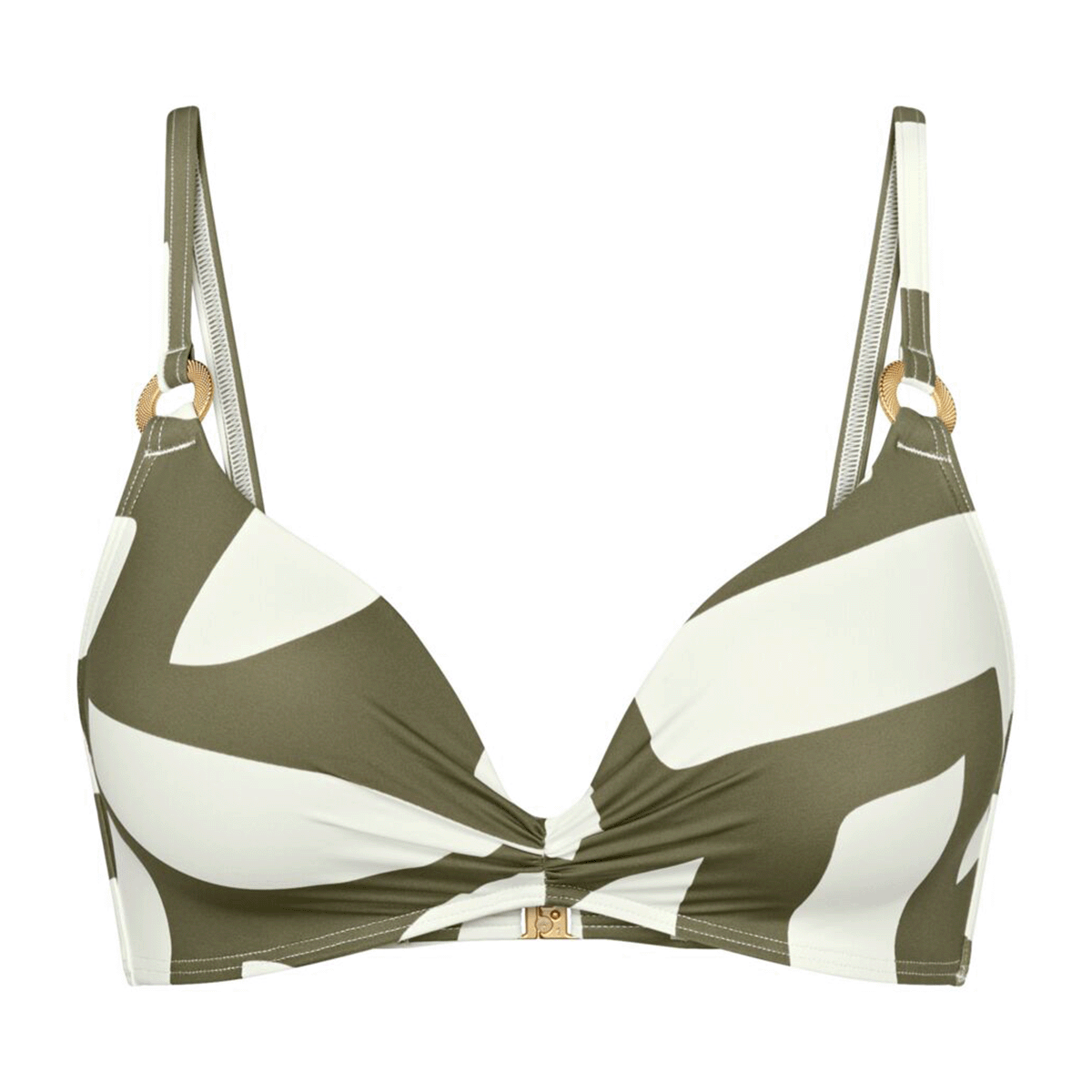 Triumph Summer Allure P 01 bikini top uden bøjle, multi - 10222239 - M009 - Green - Light Combination