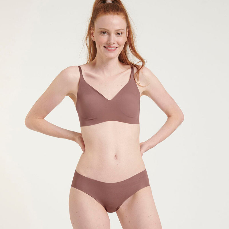 Sloggi Zero Modal 2.0 hipster trusse, rosa - 10214667 - 1141 - Cacao