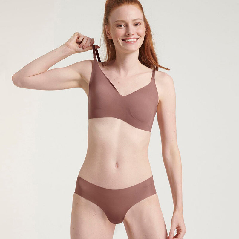 Sloggi Zero Microfibre 2.0 bralette BH, rosa - 10215243 - 1141 - Cacao