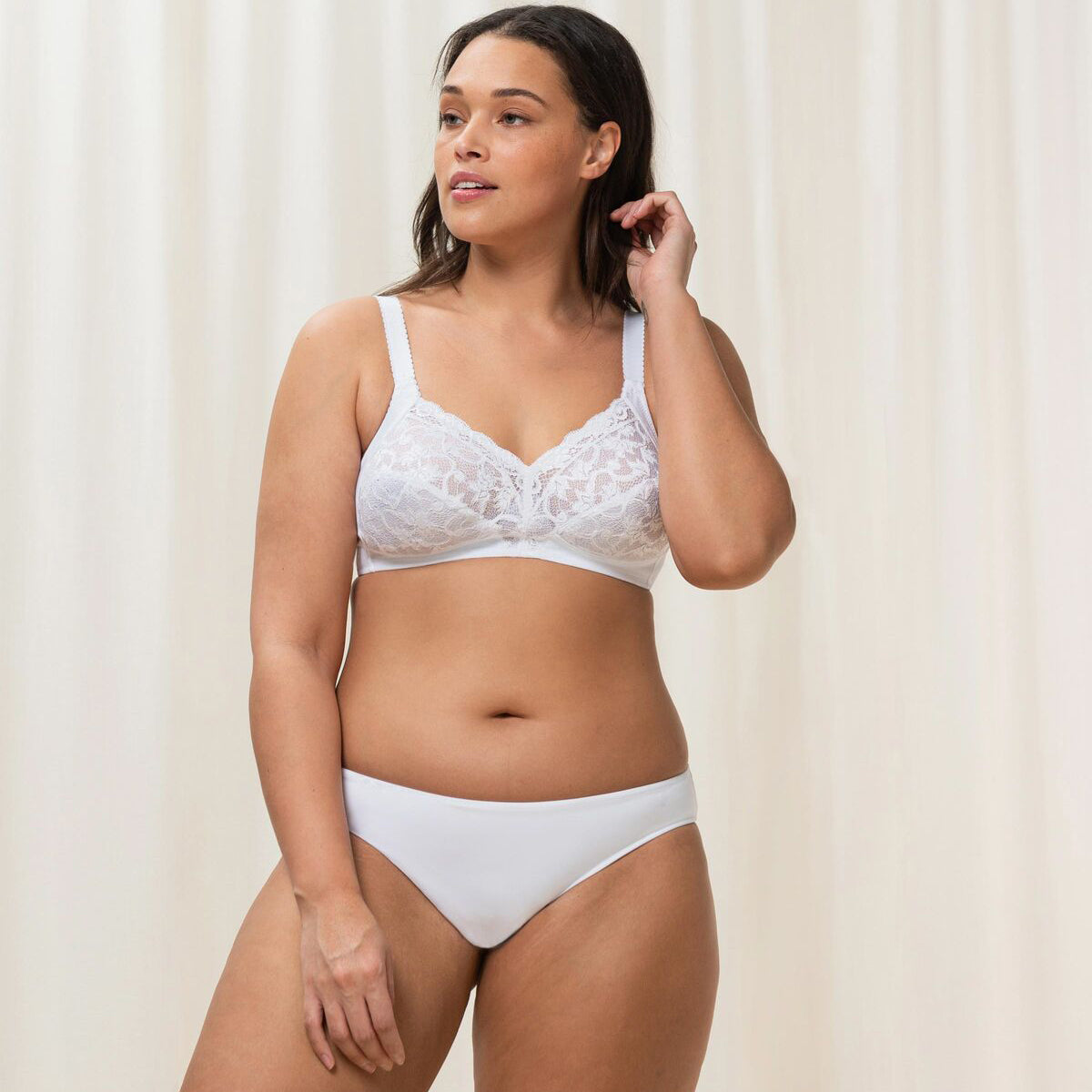Triumph Delicate Doreen N BH uden bøjle, hvid - 10135874 - 0003 - White