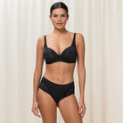Triumph Amourette Spotlight WHP BH med bøjle, sort - 10181644 - 0004 - Black