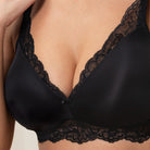 Triumph Amourette Charm P BH uden bøjle, sort - 10201694 - 0004 - Black