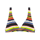 Triumph Mix & Match bikini top uden bøjle, multi - 10214586 - M008 - Blue Dark Combination