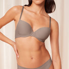 Triumph Pure Micro WHP BH med bøjle, brun - 10217445 - 1546 - Cafe Latte