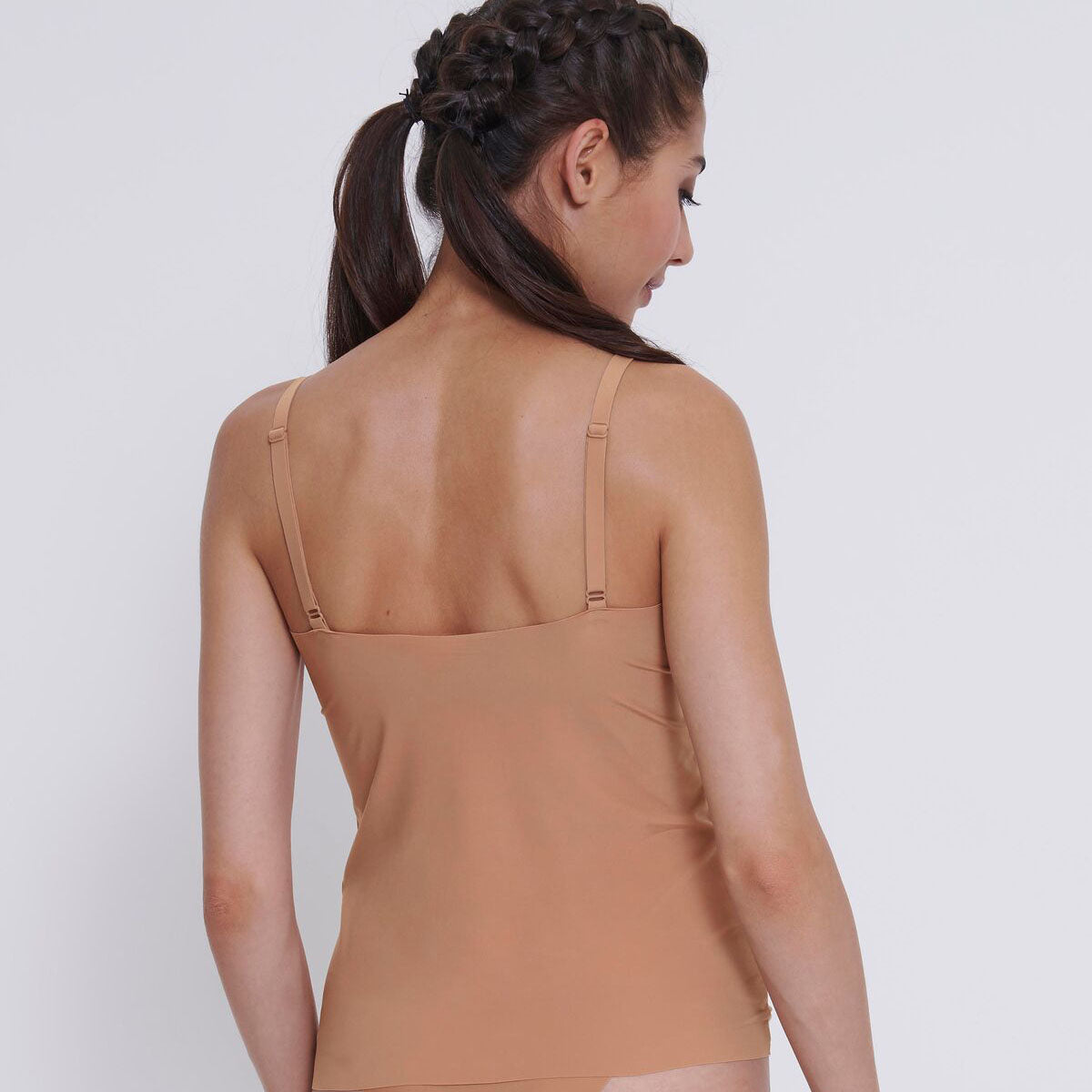 Sloggi Zero Feel 2.0 Spaghetti top, nude - 10217755 - 00CM - Nostalgic Brown
