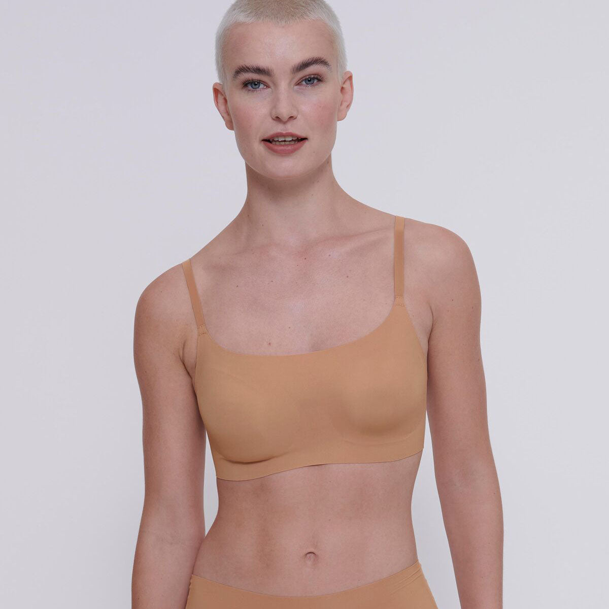 Sloggi Zero Feel 2.0 Ultra BH uden bøjle, nude - 10217766 - 00CM - Nostalgic Brown