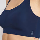 Sloggi Zero Feel 2.0 BH top, blå - 10217786 - 2114 - Navy Blue