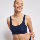 Sloggi Zero Feel 2.0 BH top, blå - 10217786 - 2114 - Navy Blue