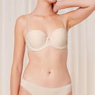 Triumph Pure Micro WDP stropløs BH, beige - 10217872 - 00DL - Cameo Beige