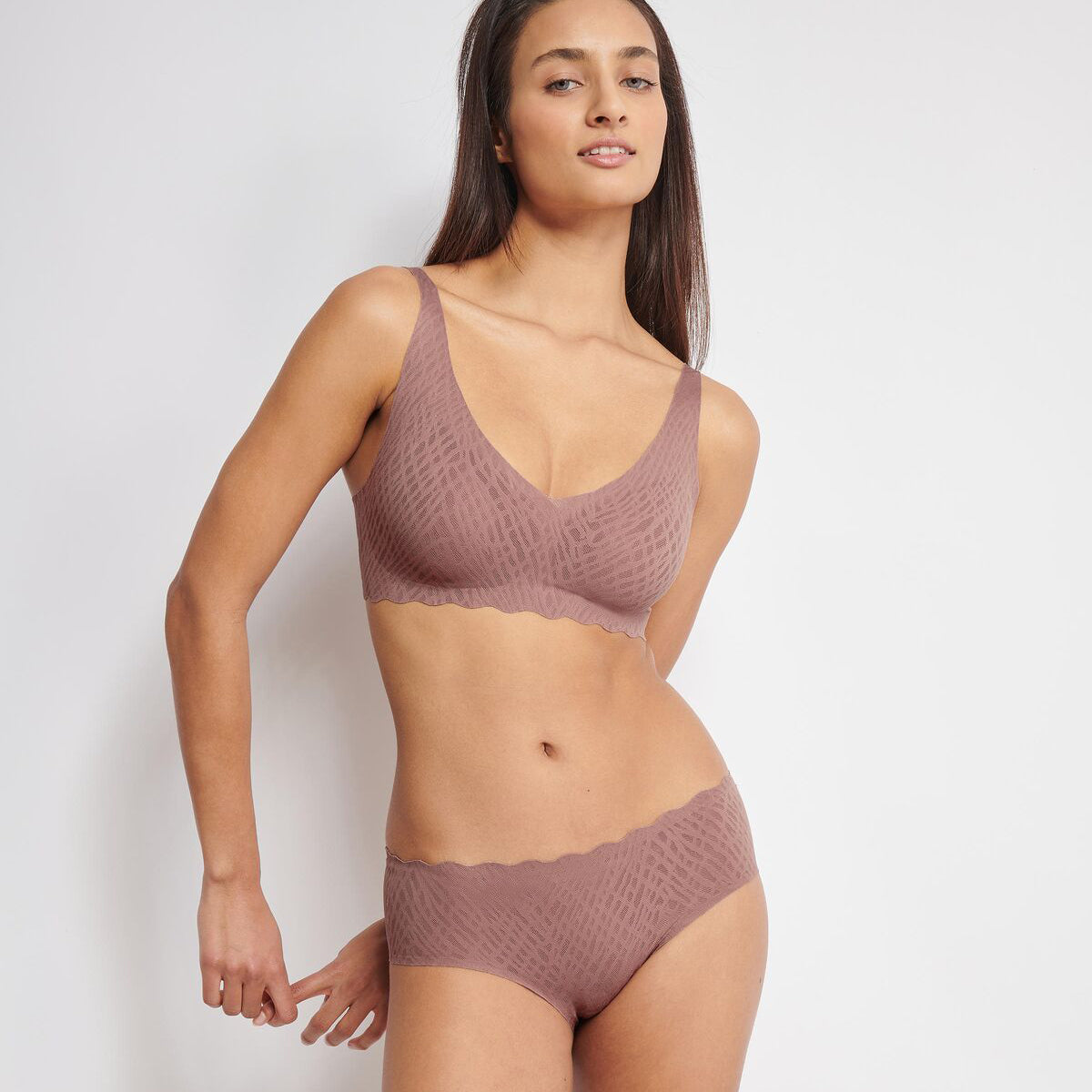 Sloggi Zero Feel Bliss hipster trusse, rosa - 10219689 - 1141 - Cacao